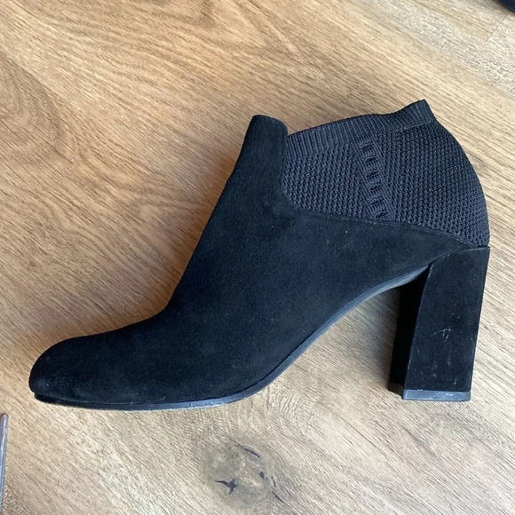 Eileen Fisher Marcy Suede Bootie with Stretch Knit size 6 - Picture 14 of 16